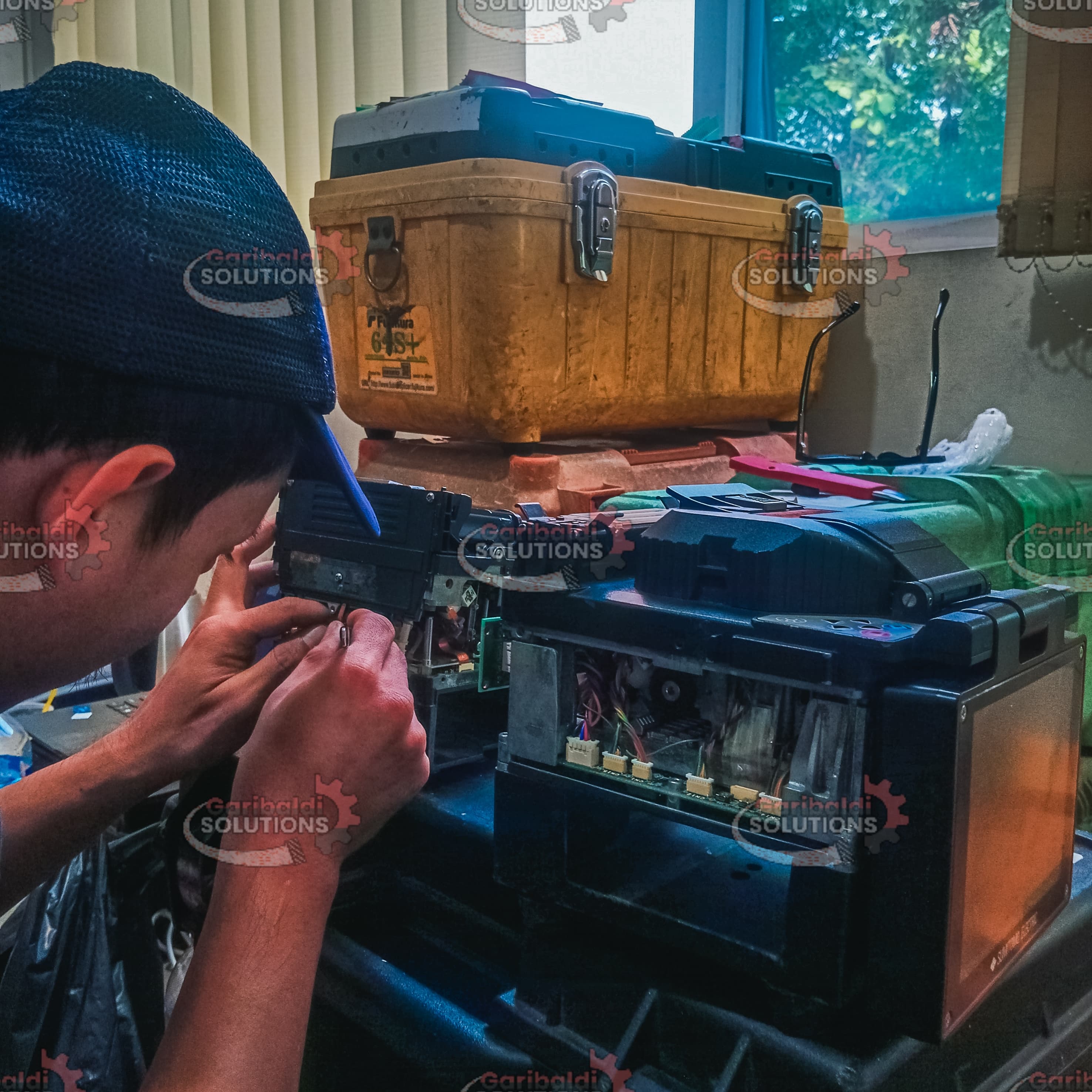 service splicer kalibrasi