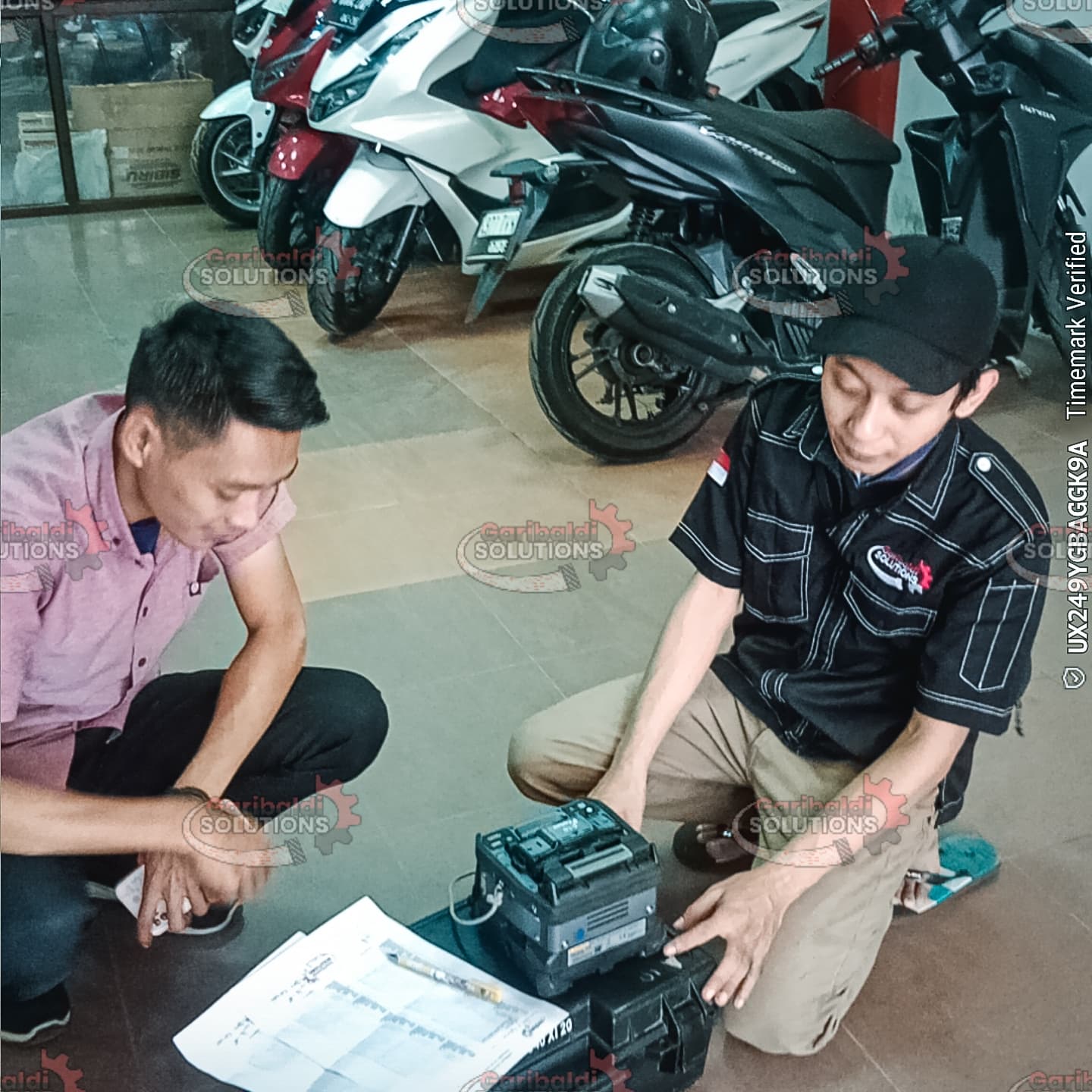 service splicer kalibrasi