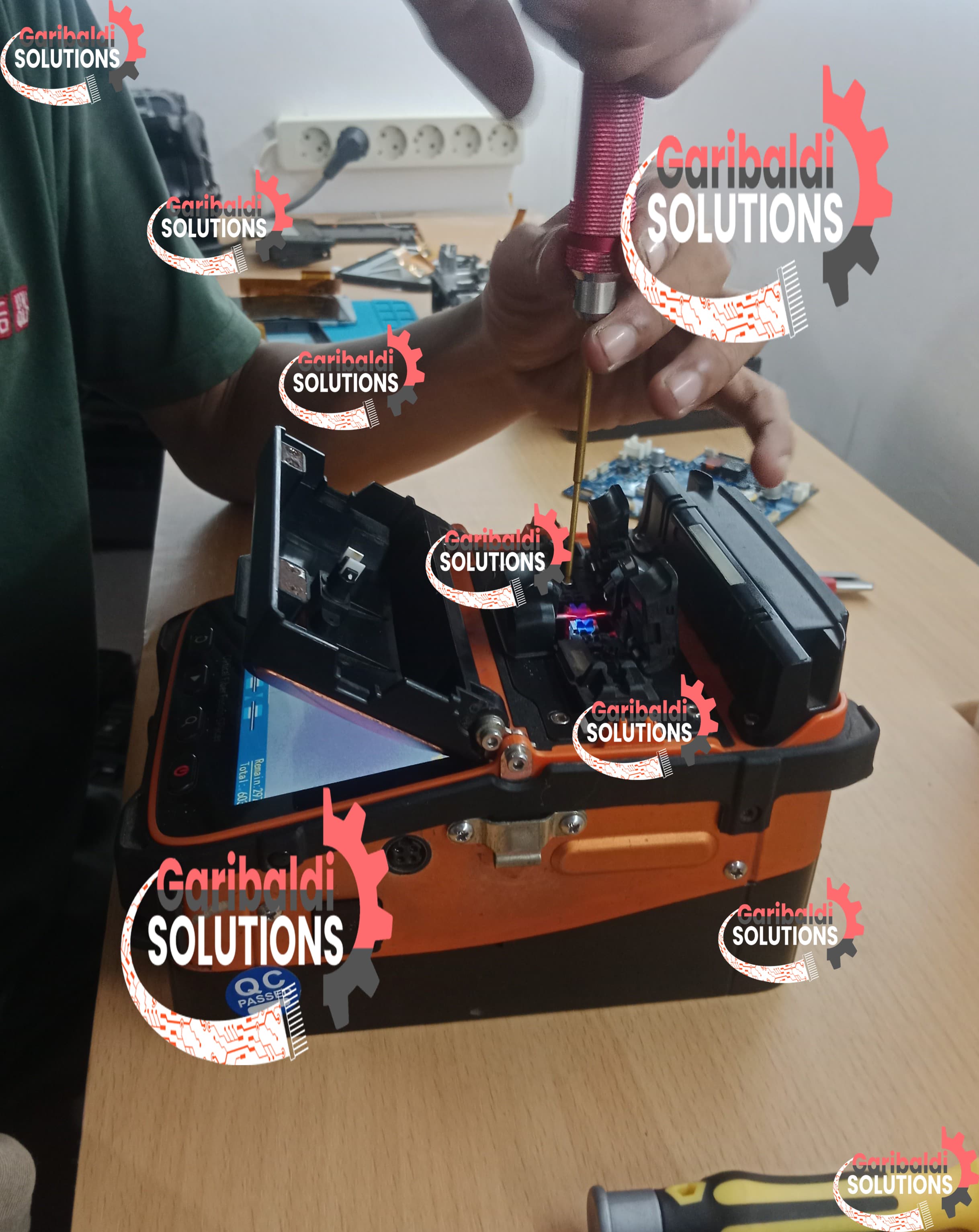 service splicer kalibrasi