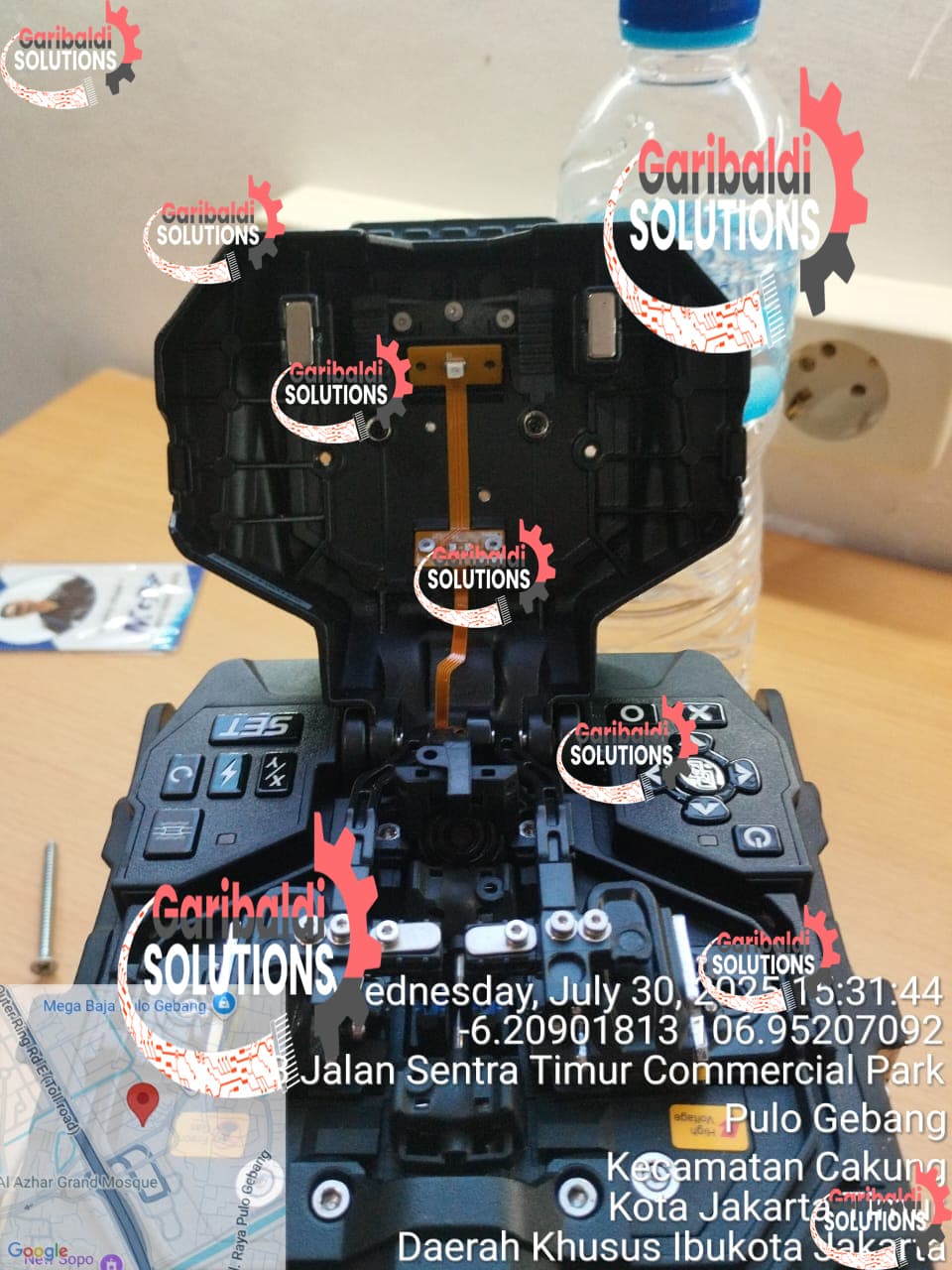 service splicer kalibrasi